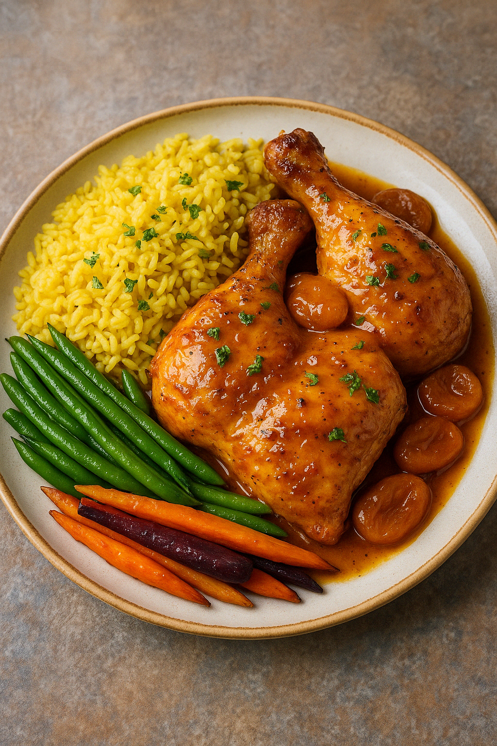 New! Apricot Dijon Chicken Thighs