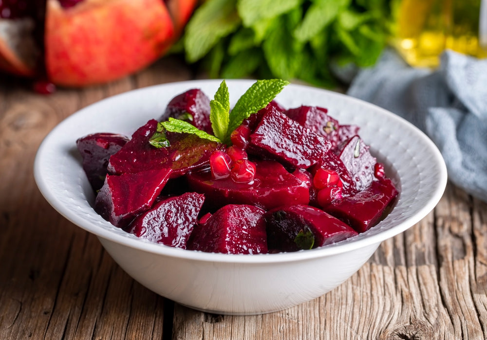 Roasted Beet and Pomegranate Salad