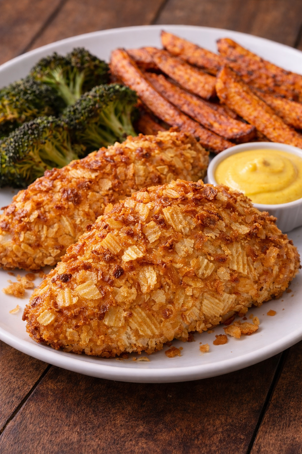 New! Crispy Potato Chip Chicken Cutlets