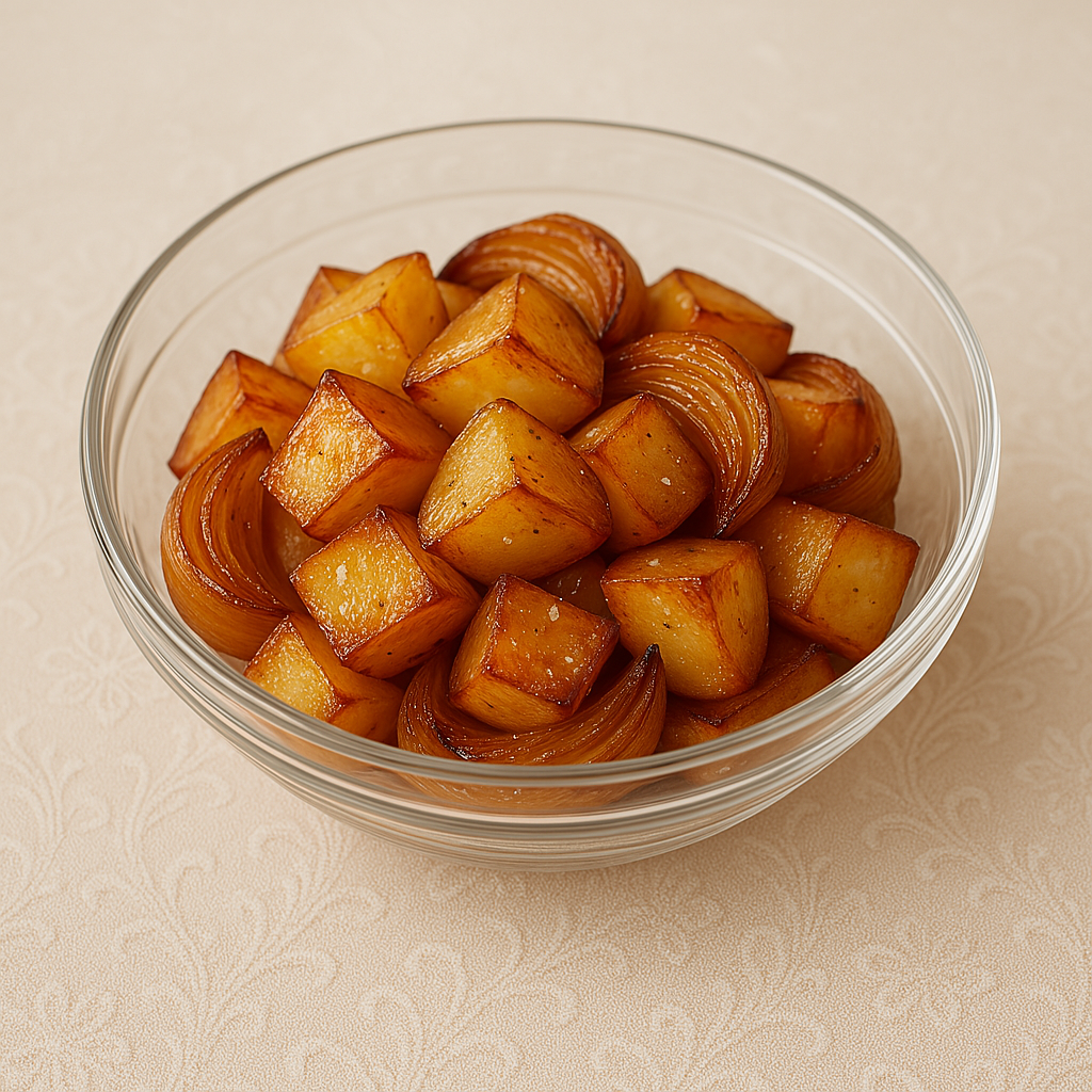 (Lubavitch) Pesach Roasted Potato & Onion