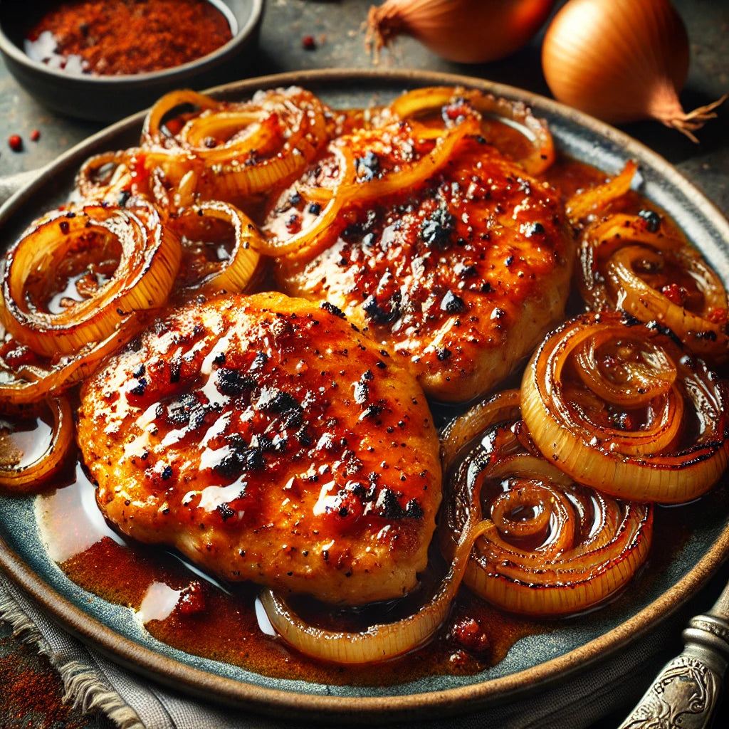 (Lubavitch) Pesach Caramelized Onion Chicken Cutlets