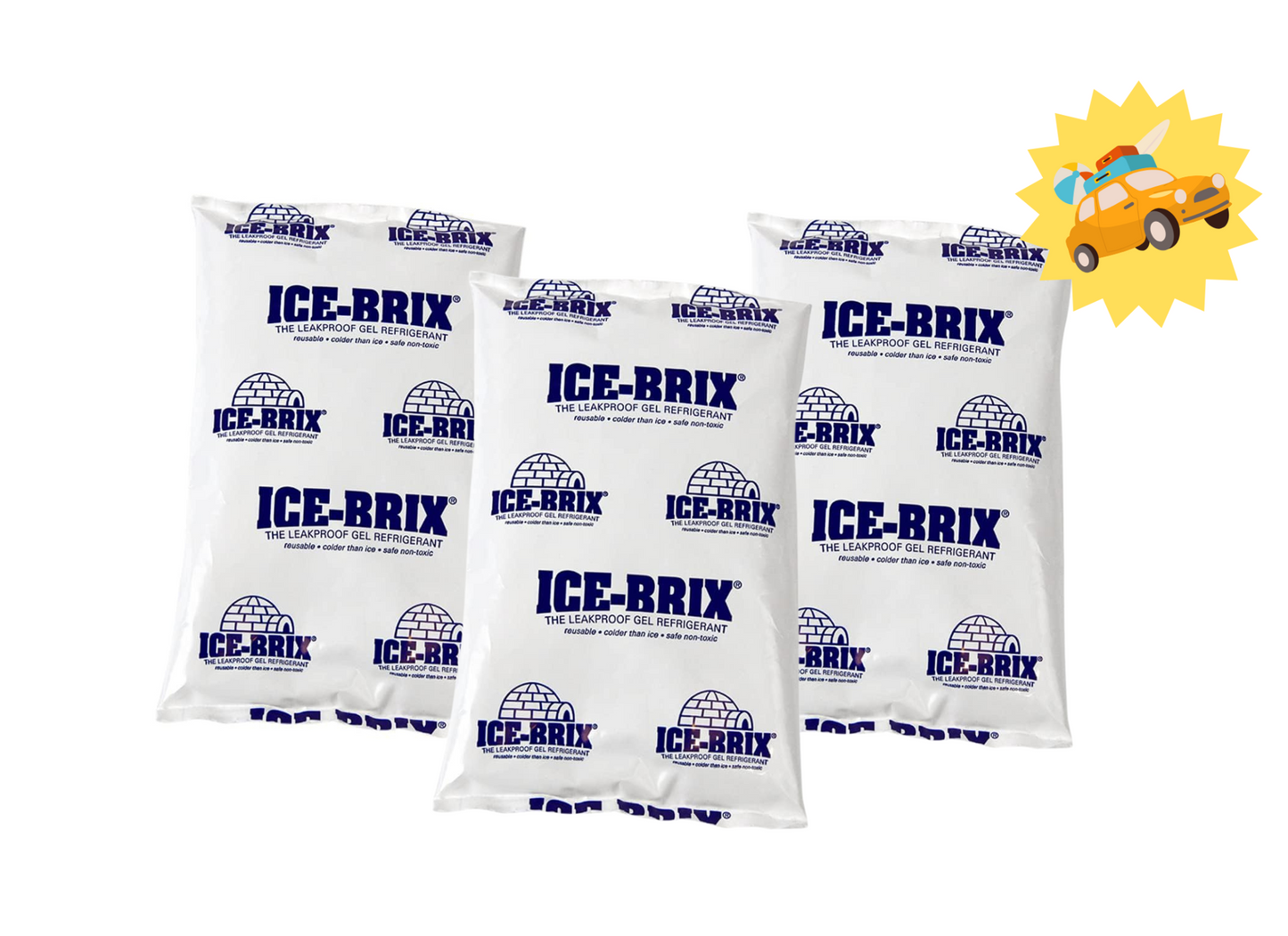 Collection of Frozen Gel Packs