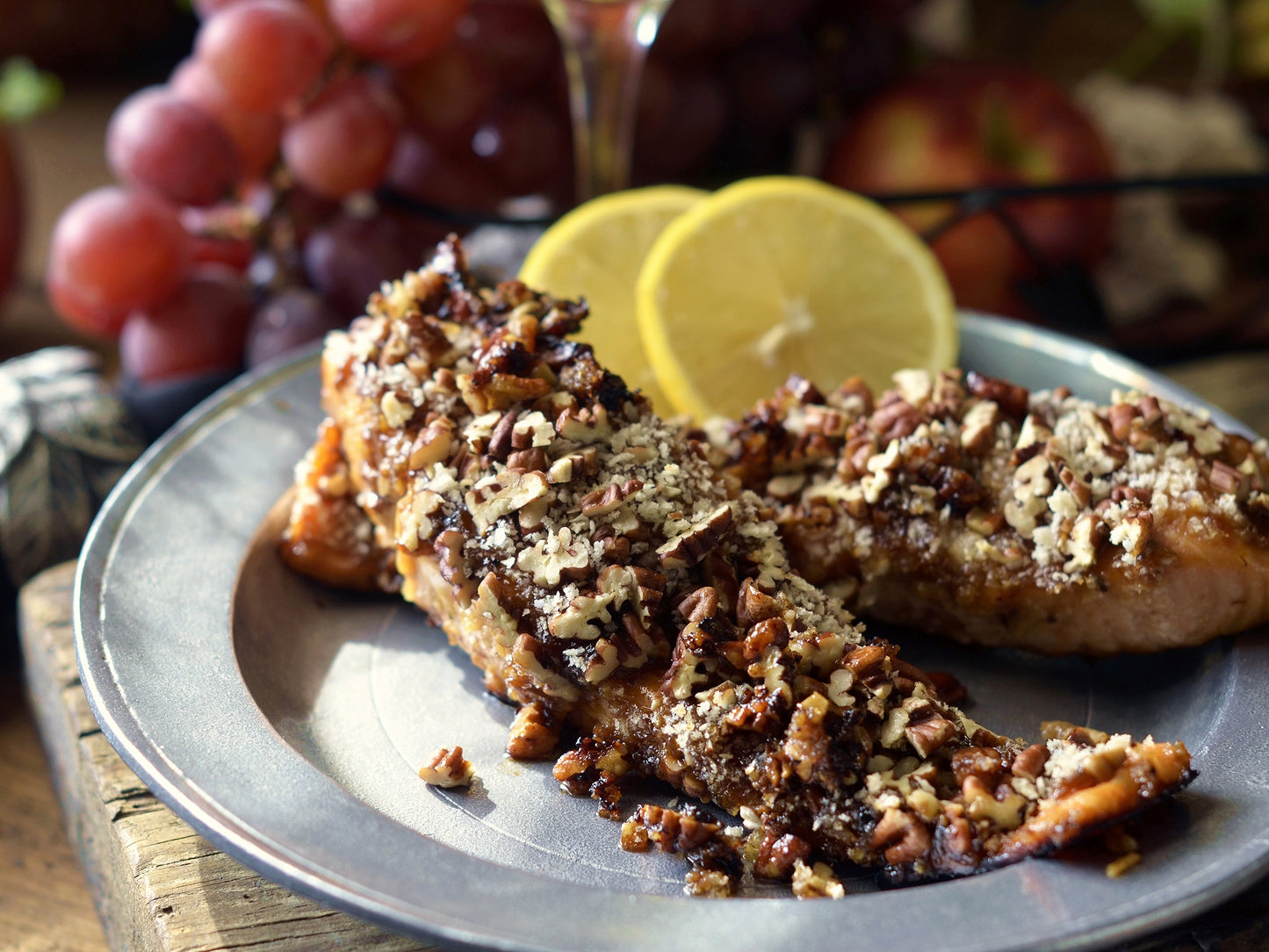 Pecan Crusted Salmon Flavorful Cajun