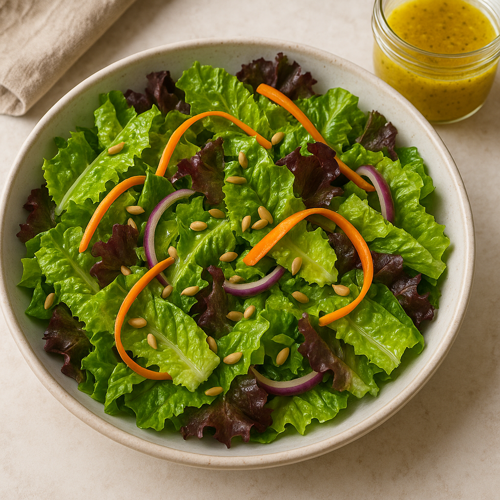 Add Spring Mix Salad with Citrus Dressing