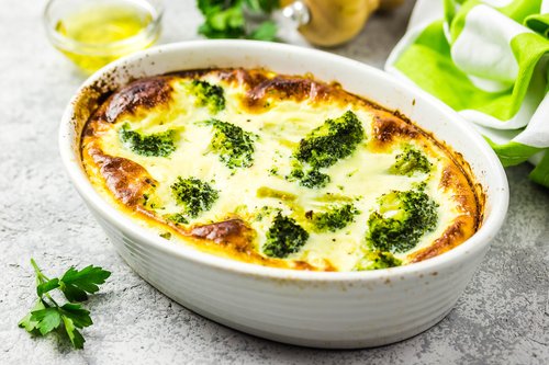 Broccoli cheese and rice casserole (1)