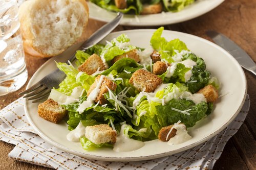 Cesar Salad with Parmesan Cheese (1)