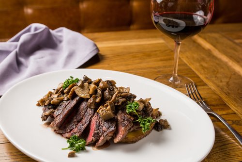 Steak with Mushroom Sauce (1)