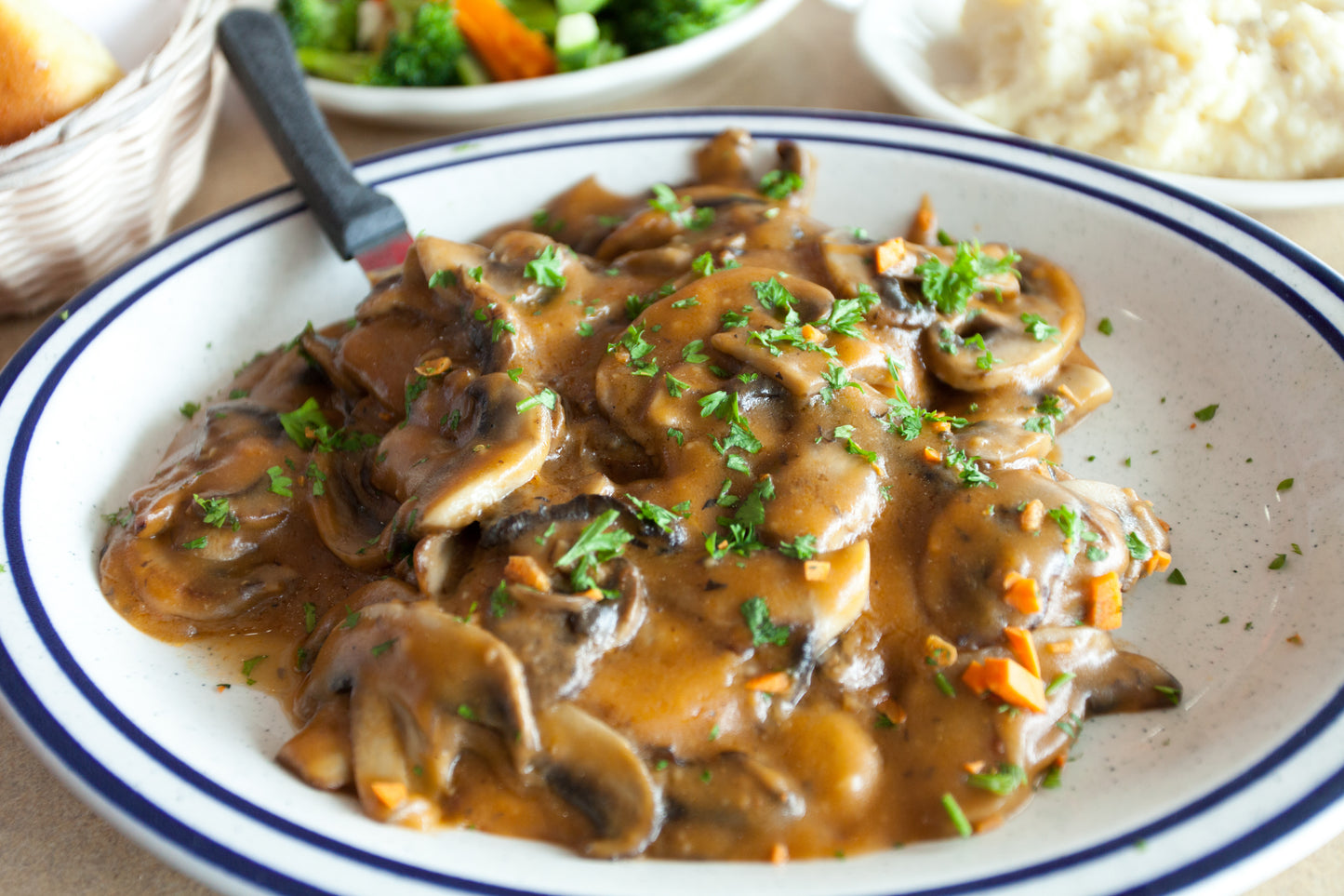 KP Chicken Marsala with Mashed Potato