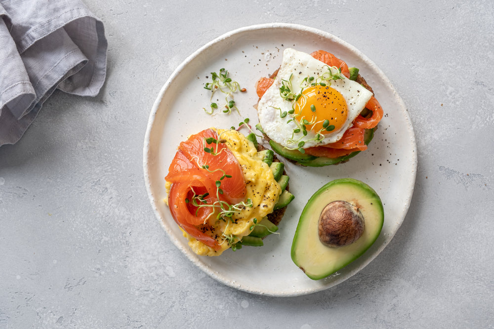 NEW: Avocado Sourdough Toast with Egg and Smoked Salmon