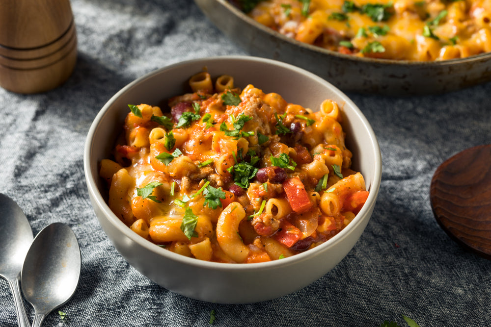 Cheesy Chili Mac and Cheese 1