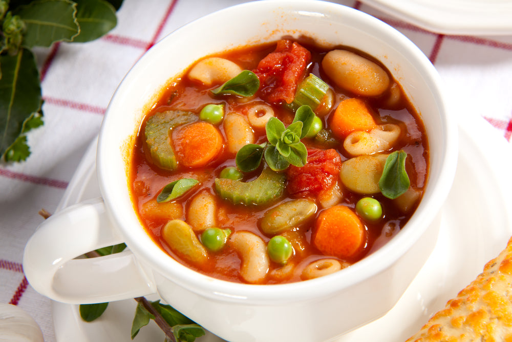 Minestrone Soup and Crusty Sourdough Bread 1